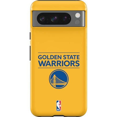NBA Golden State Warriors Standard - Yellow Google Pixel 8 Pro Impact Case